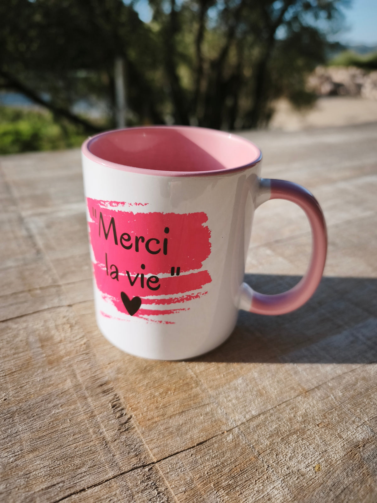 Mug "Merci la vie"