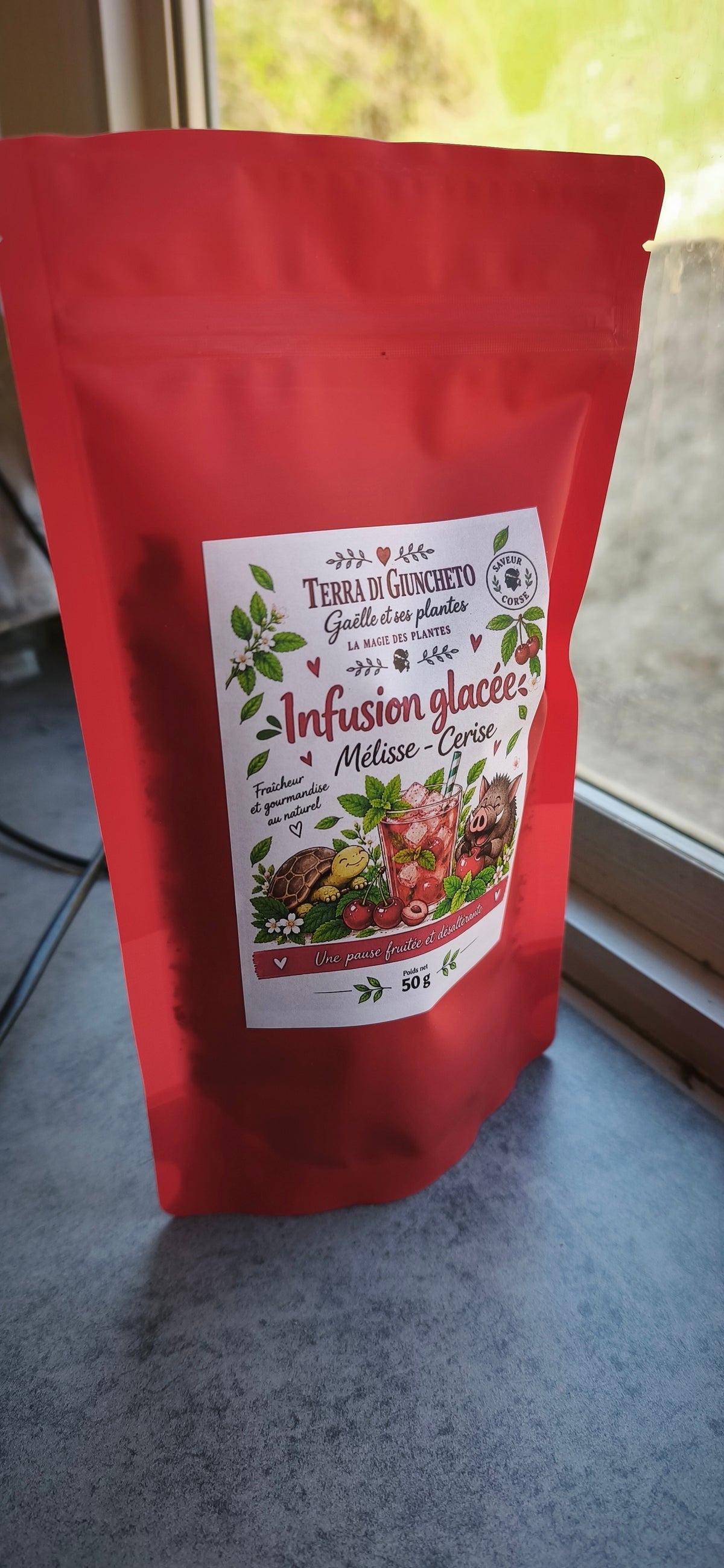Infusion Glacée - Mélisse & Cerise 🍒