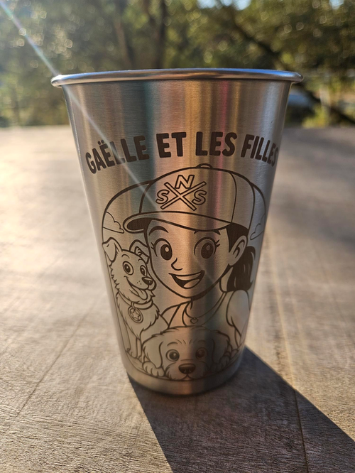 Gobelet "Gaëlle et les filles "