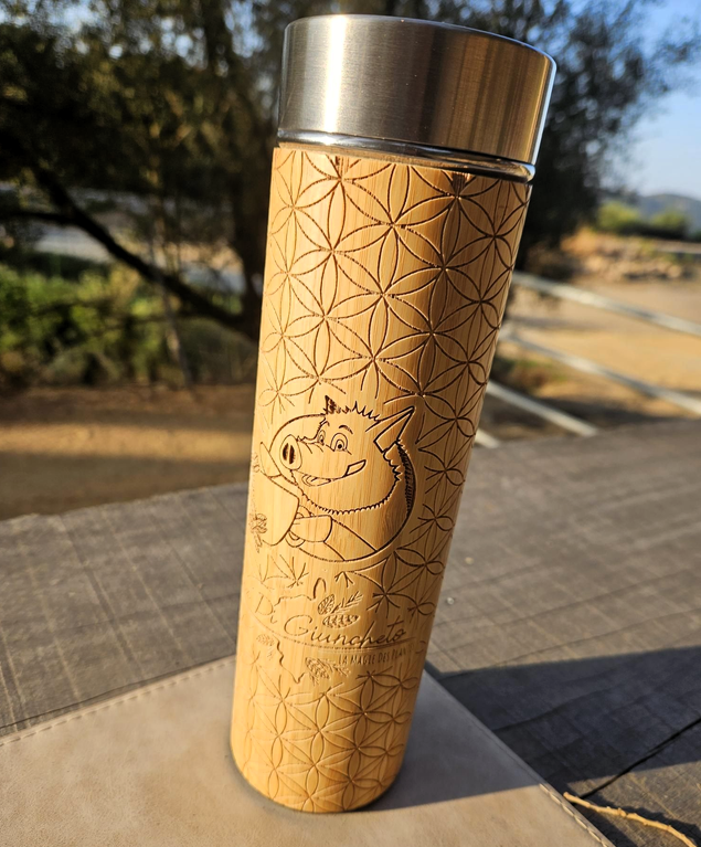 Gourde en Bambou Fleur de Vie