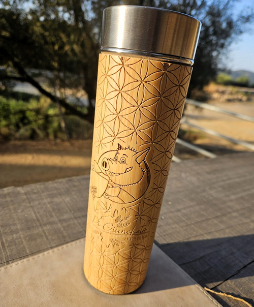 Gourde en Bambou Fleur de Vie