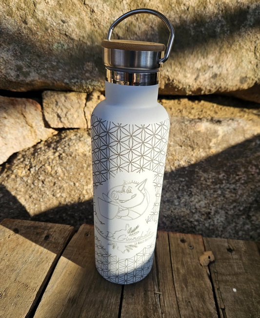 Gourde Isotherme Blanc 500ml