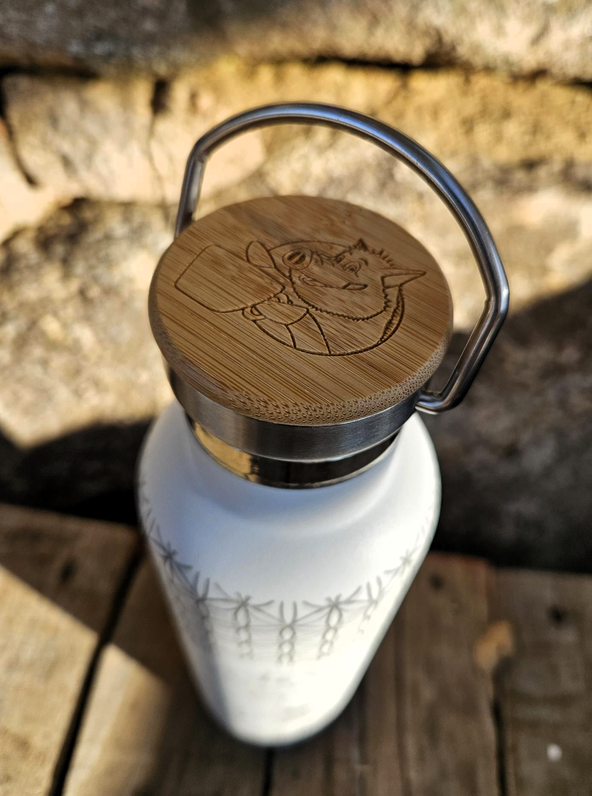 Gourde Isotherme Blanc 750ml