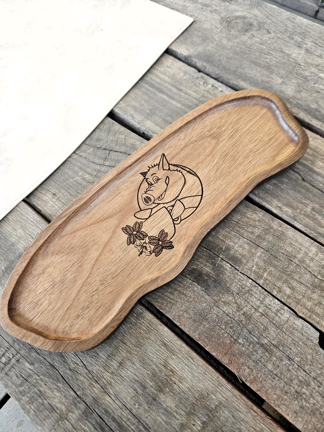 Plateau Acajou "Mascotte"