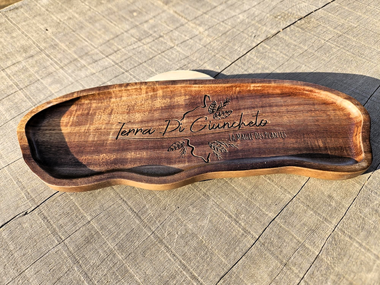 Mahogany Tray "Terra di Giuncheto"