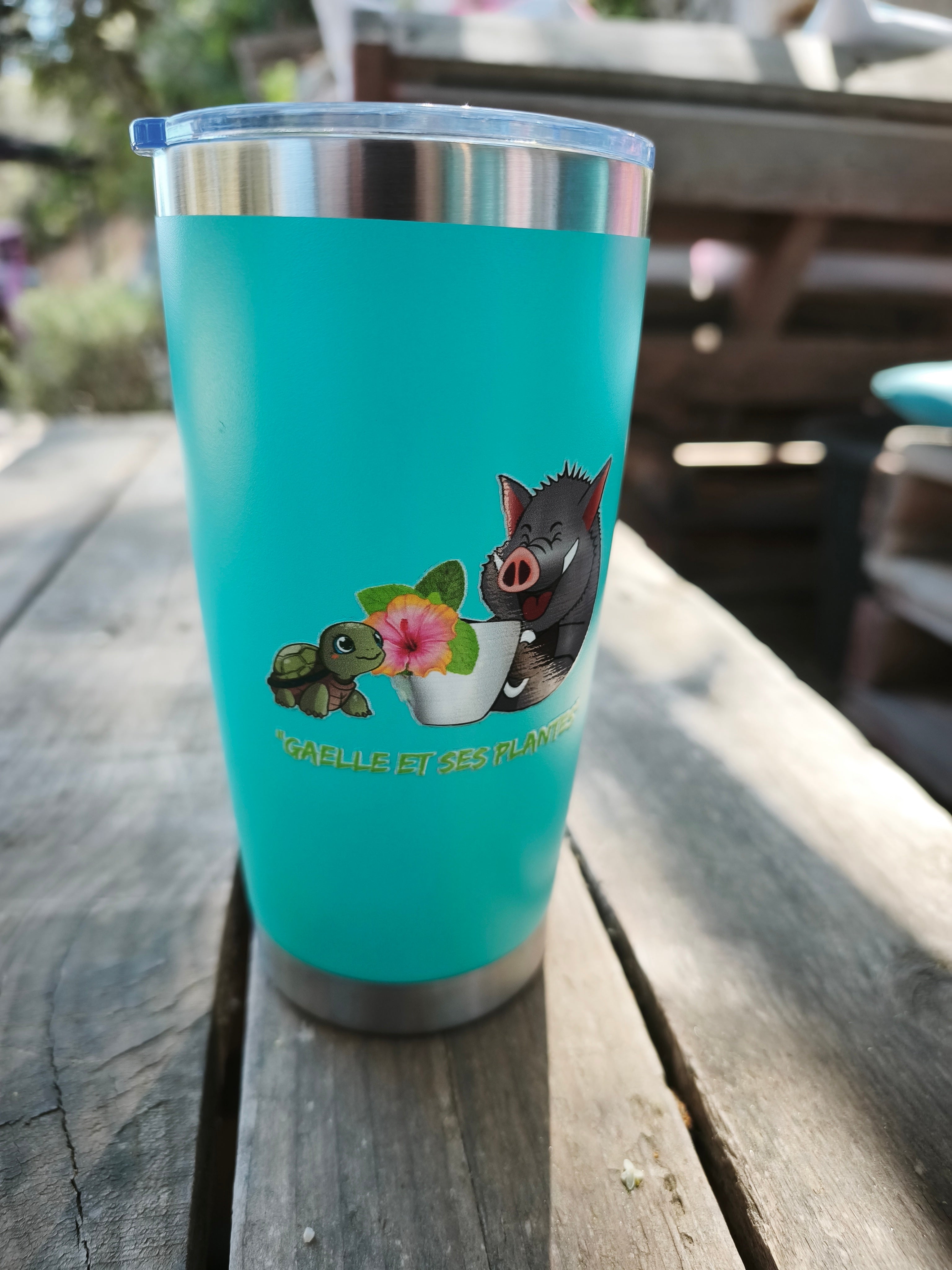 Mug "turquoise" Isotherme 500ml