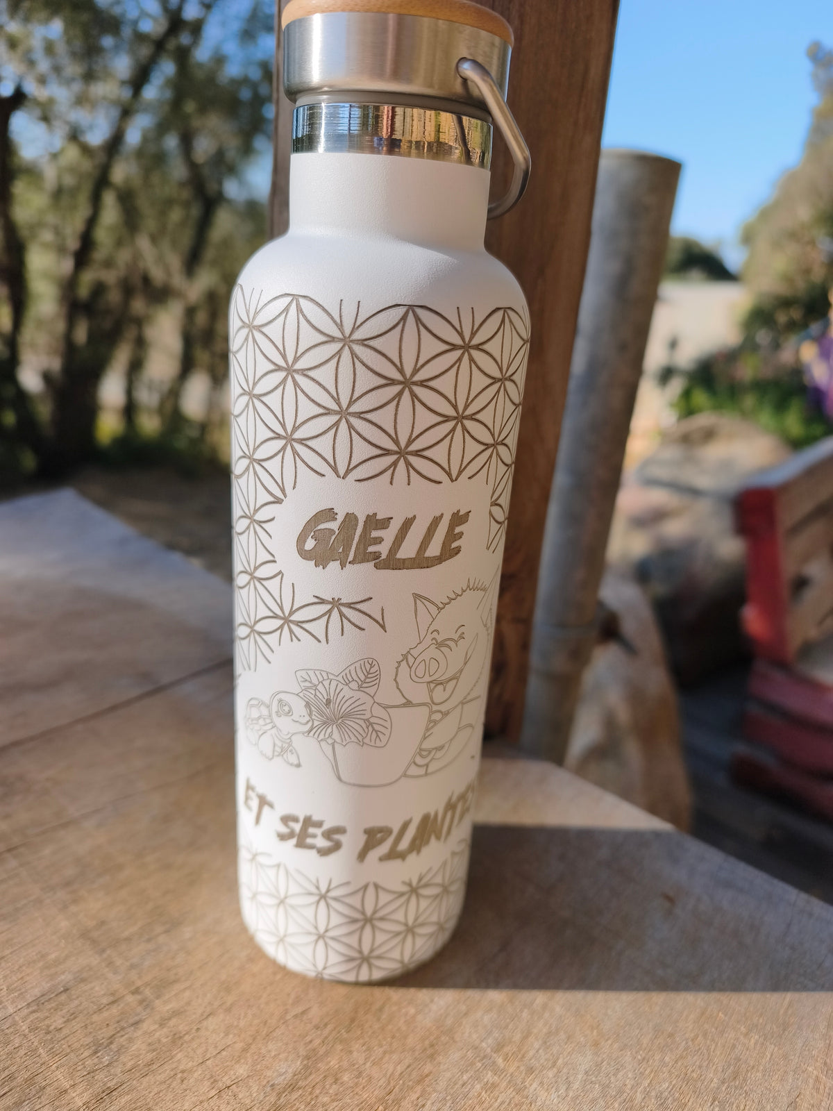 Gourde Isotherme Blanc 750ml