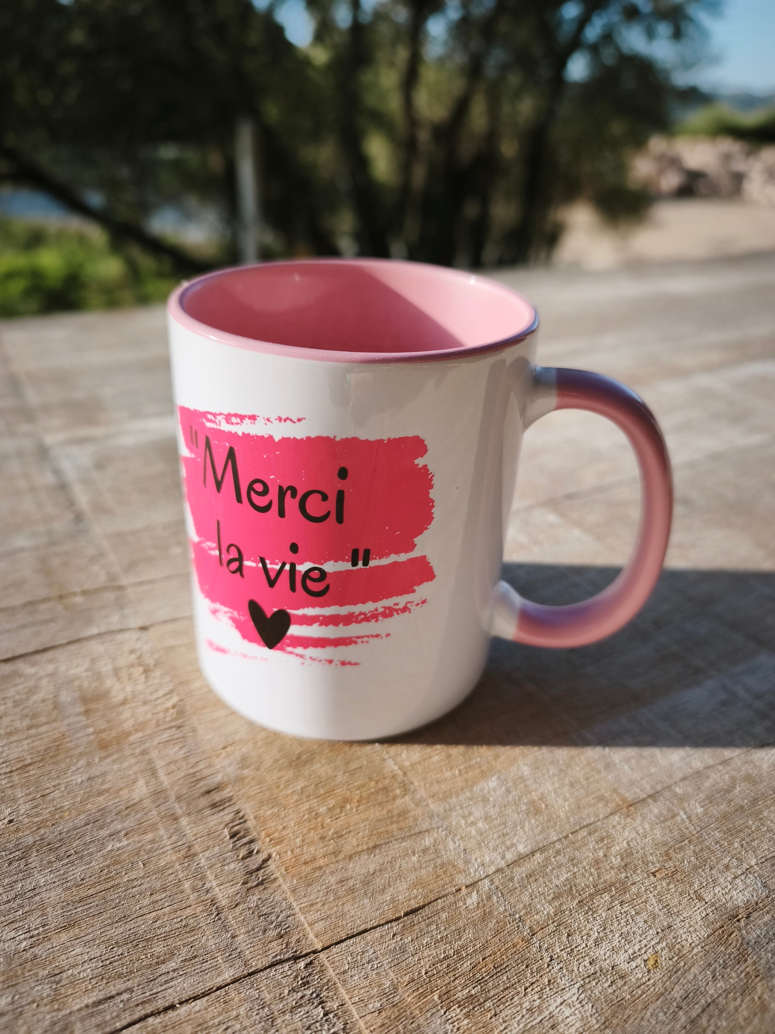 Mug "Merci la vie"