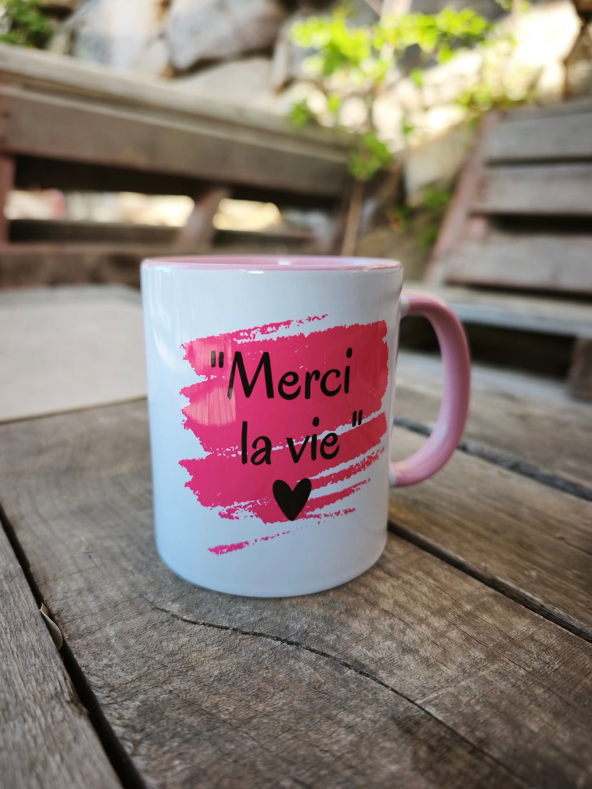 Mug "Merci la vie"