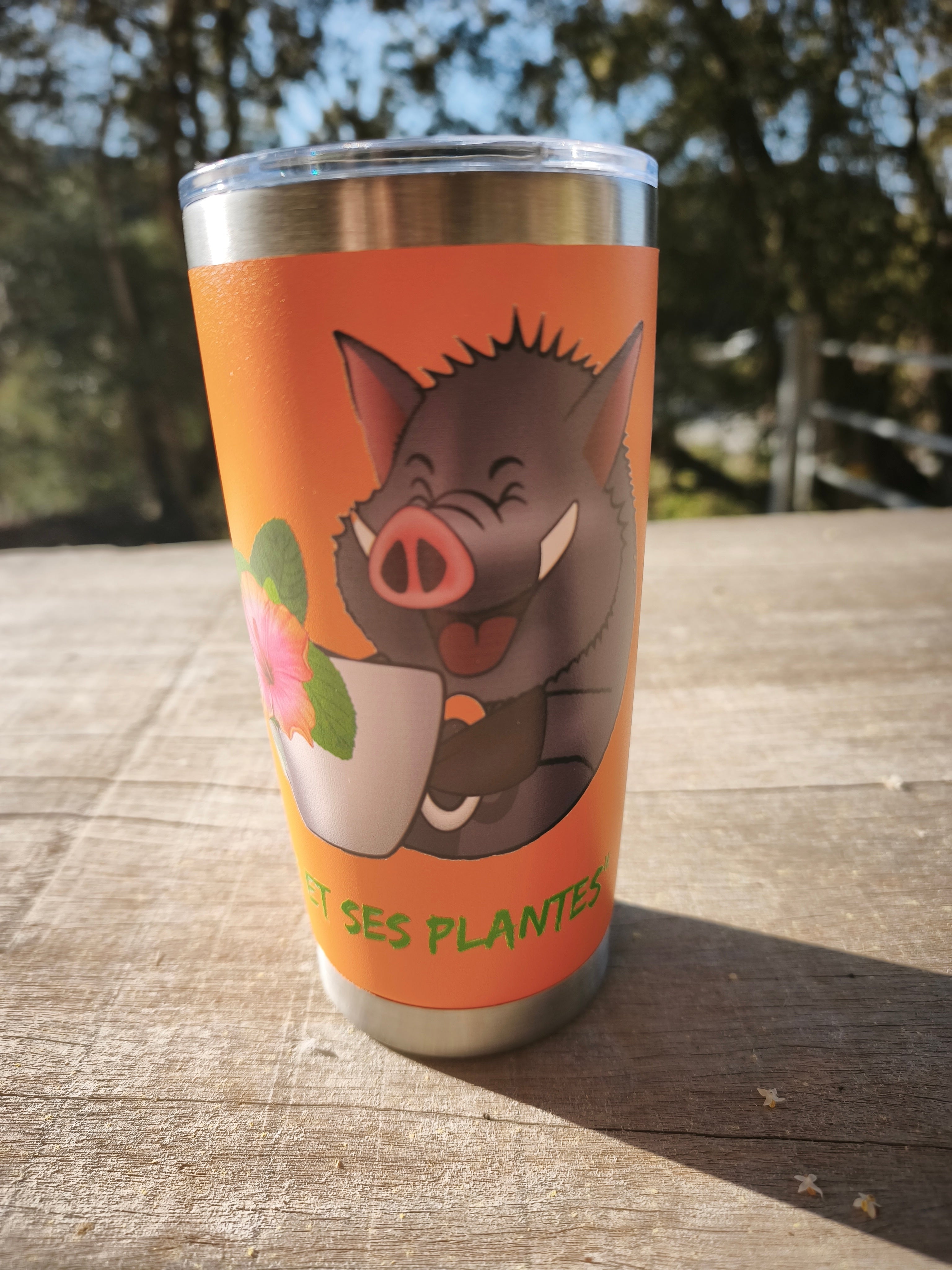 Mug "orange" Isotherme 500ml